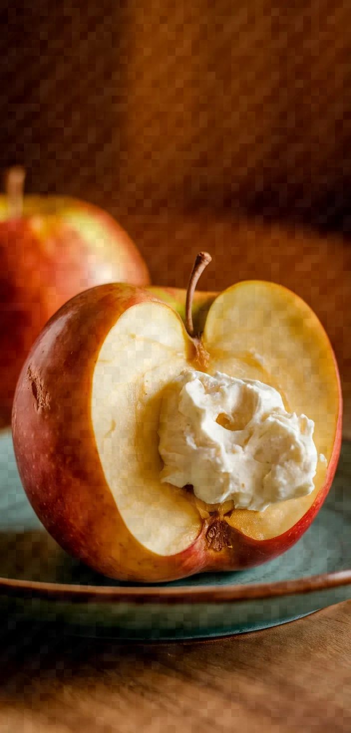 Cheesecake Stuffed Baked Apples Recipe