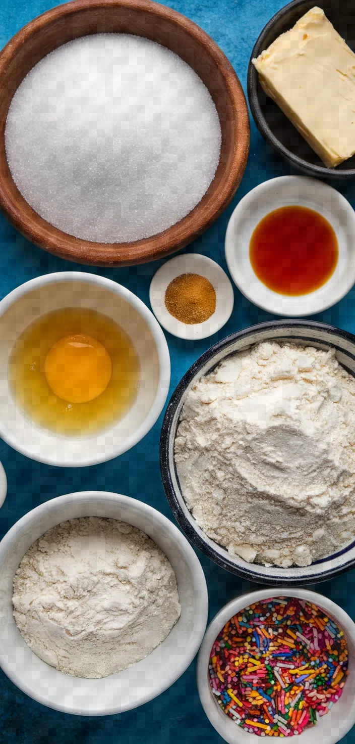 Ingredients photo for Christmas Sugar Cookie Bites Recipe