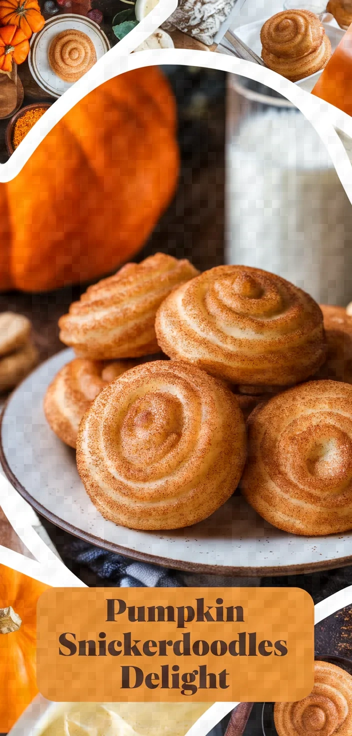 A photo of Soft Pumpkin Snickerdoodles A Fall Favorite Recipe