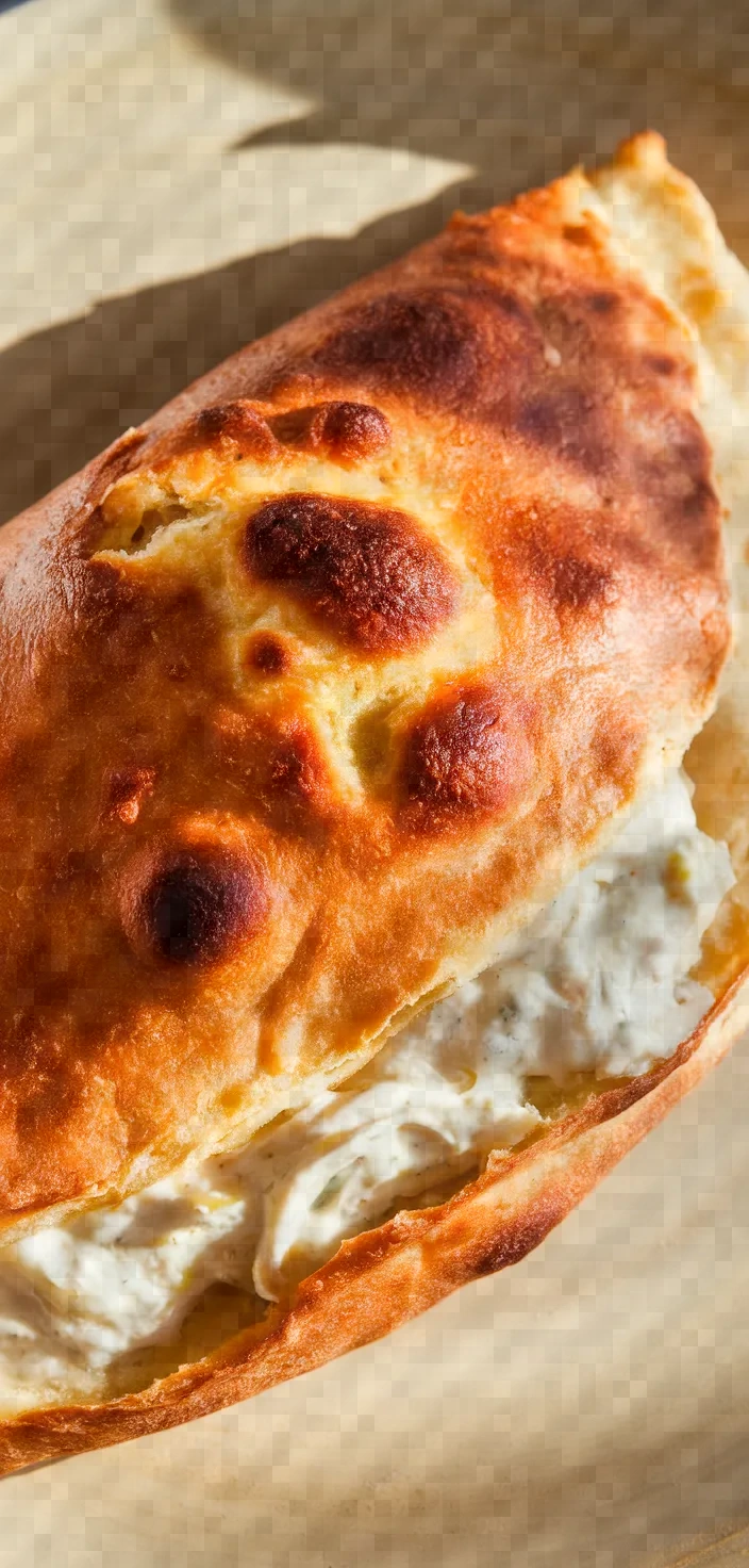 Chicken Alfredo Air Fryer Calzones Recipe
