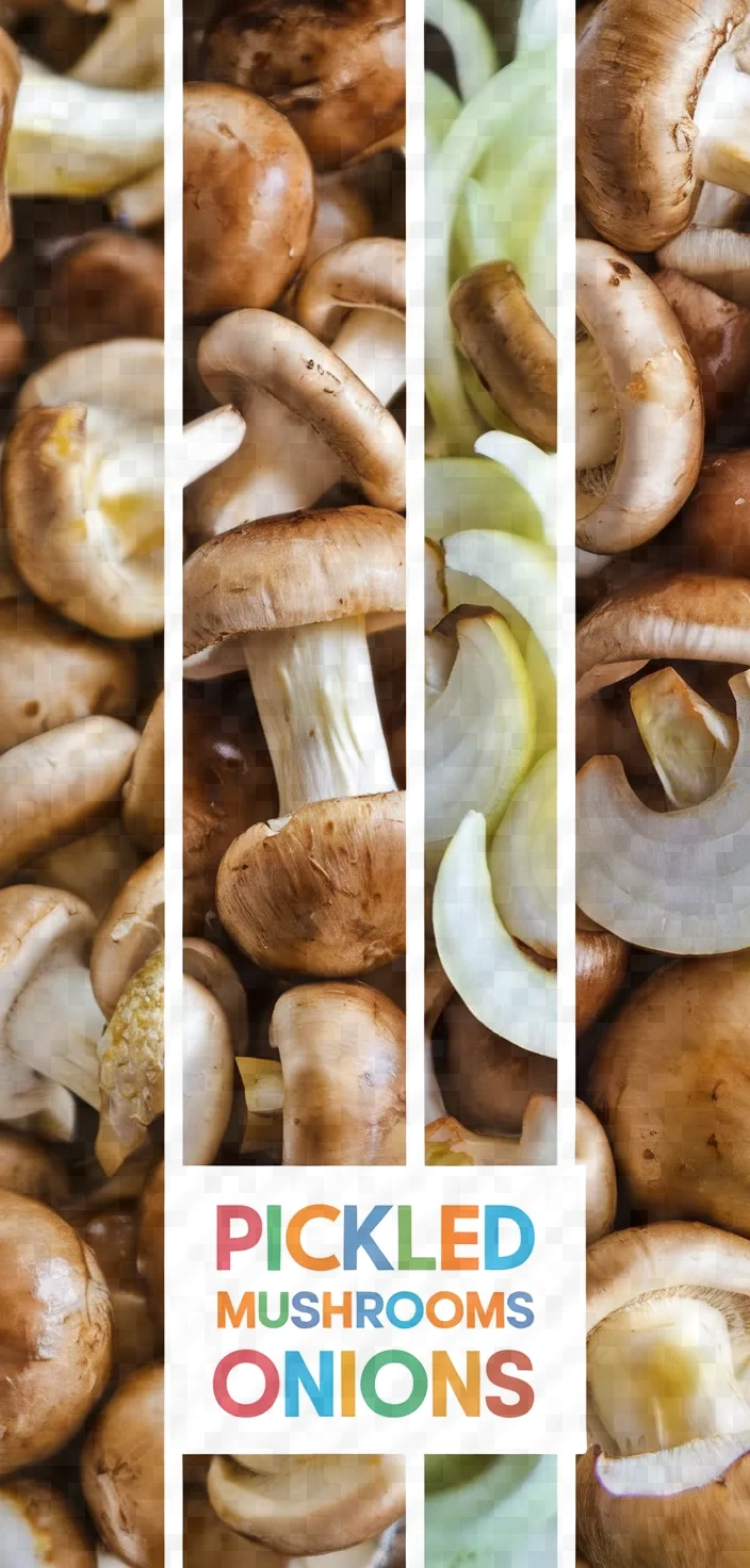A photo of Pickled Mushrooms And Onions Recipe
