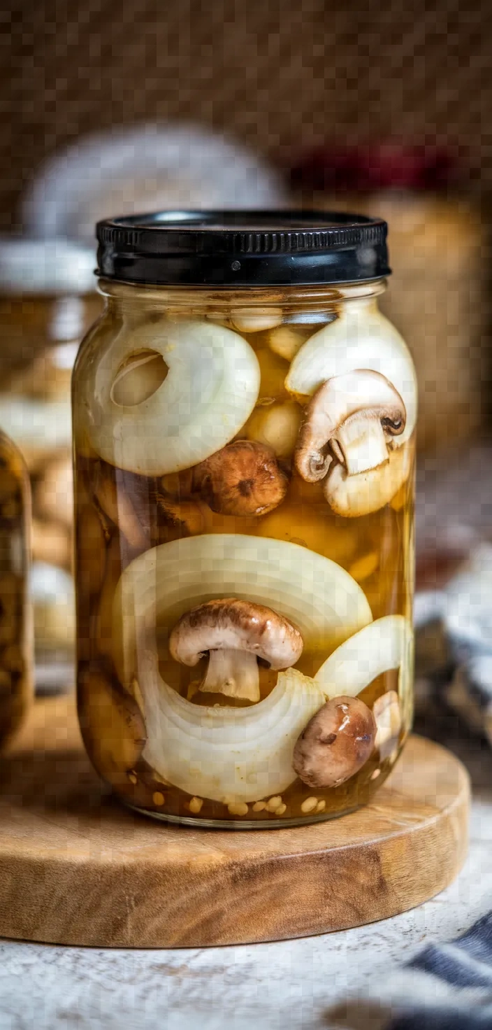 Pickled Mushrooms And Onions Recipe