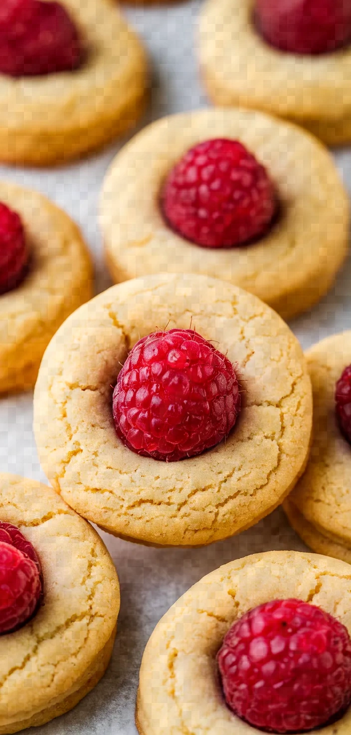 Raspberry Cheesecake Thumbprint Cookies Recipe
