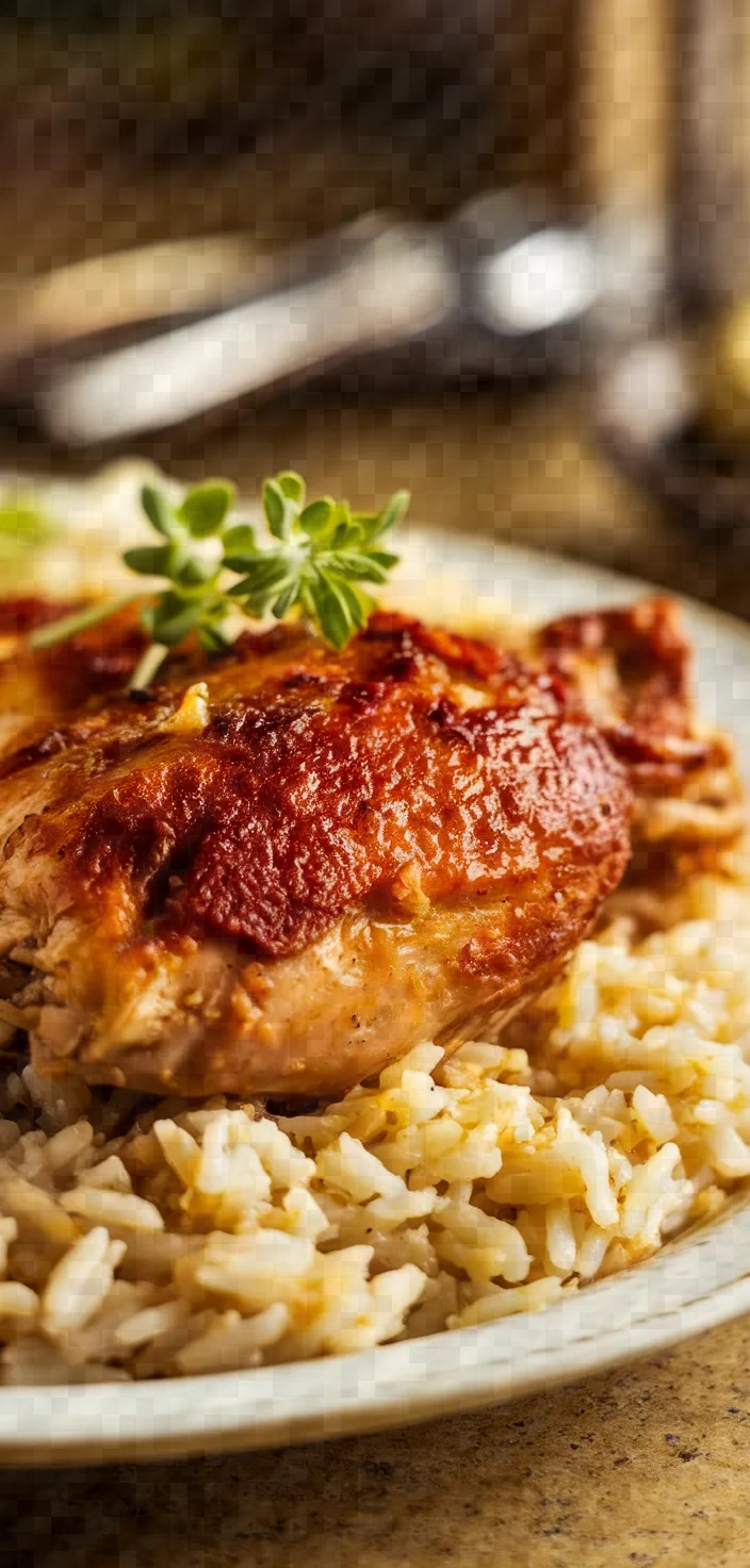 Smothered Chicken And Rice Recipe