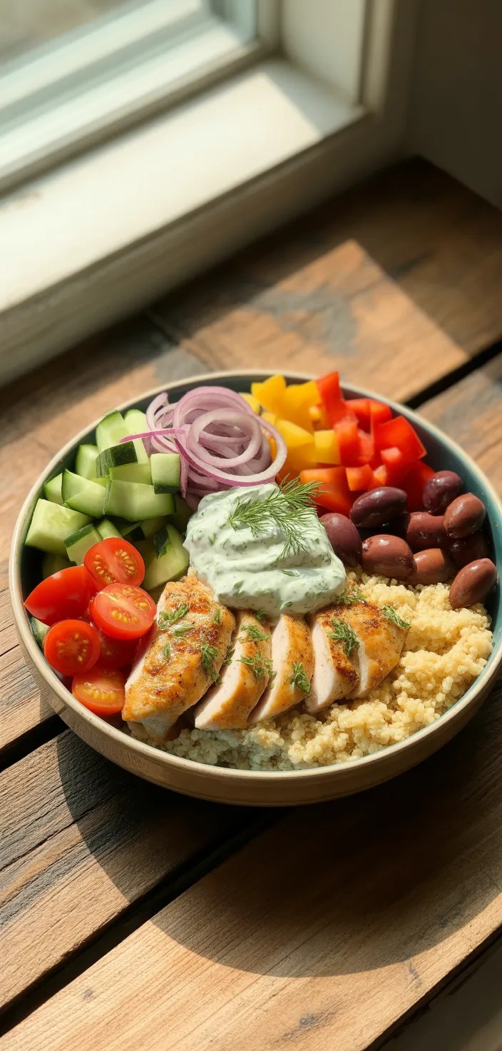 Ingredients photo for Greek Chicken Bowls Recipe