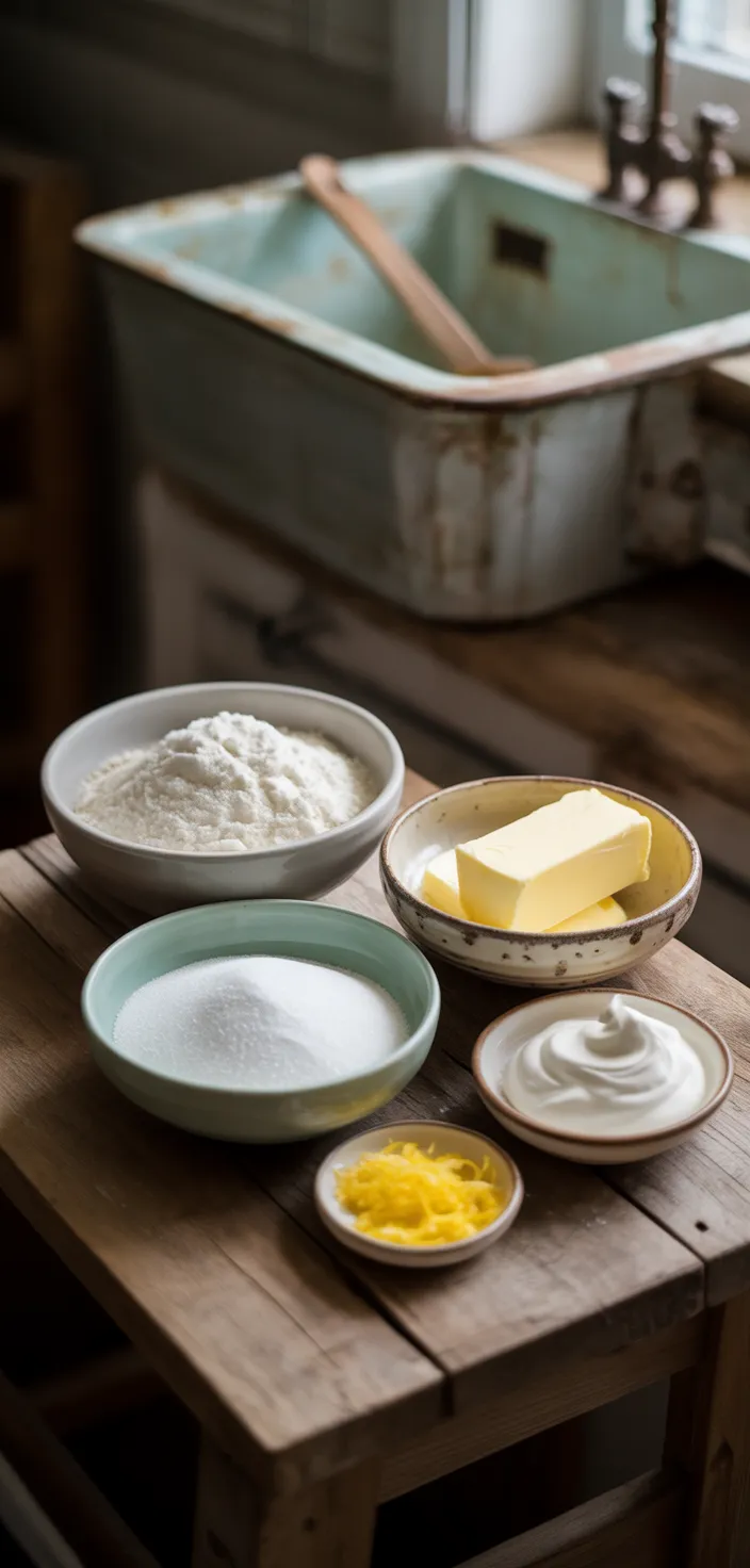 Ingredients photo for Lemon Loaf Recipe