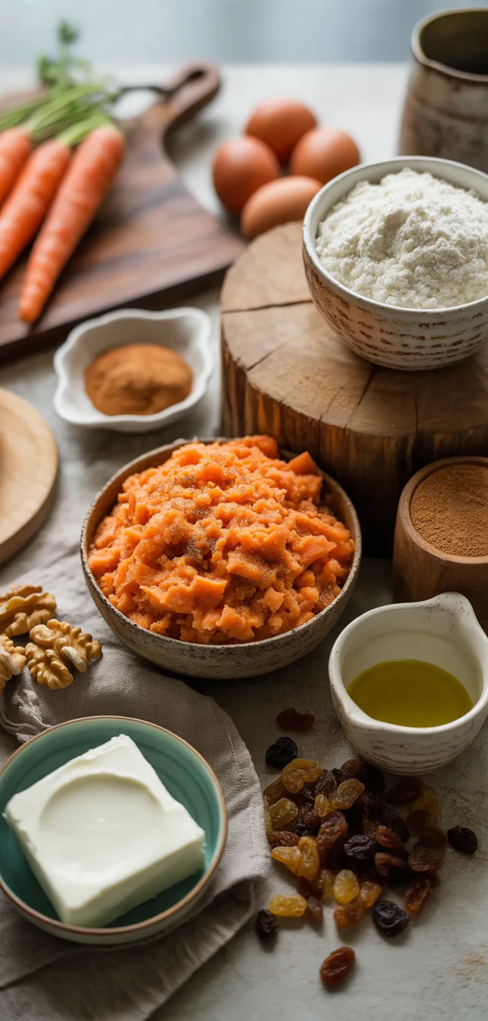 Ingredients photo for The BEST Carrot Cake Recipe