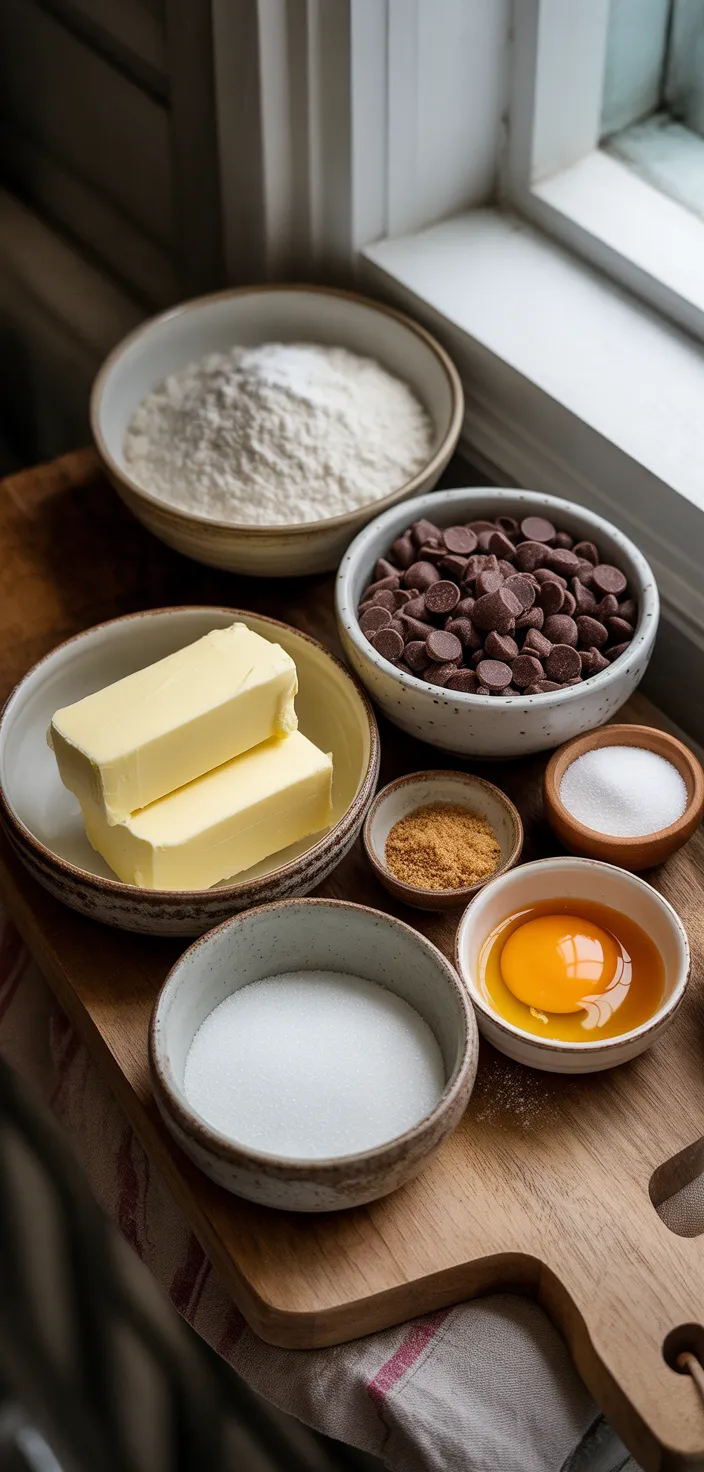 Ingredients photo for Air Fryer Chocolate Chip Cookies Recipe