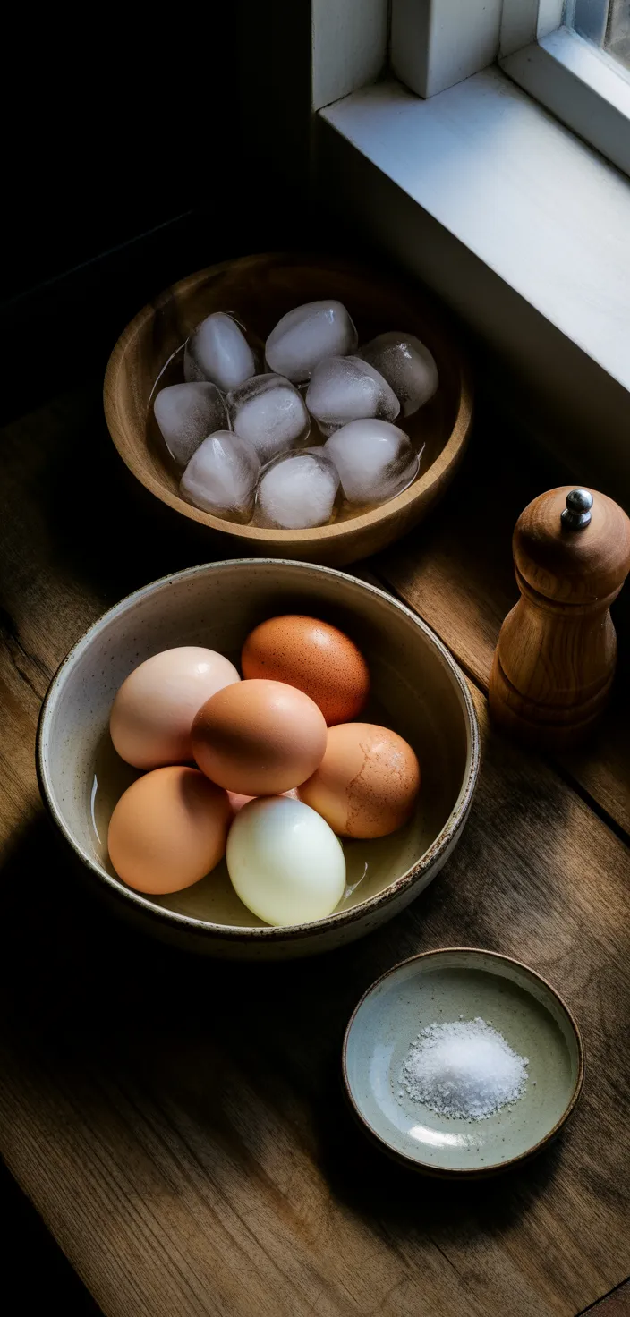 Ingredients photo for Easy Hard Boiled Eggs In Air Fryer A Cup Full Of Sass Recipe
