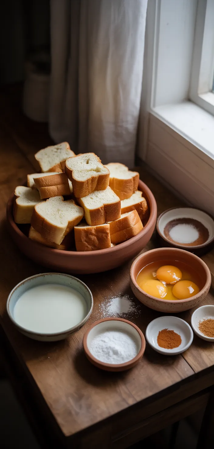 Ingredients photo for French Toast Casserole Recipe