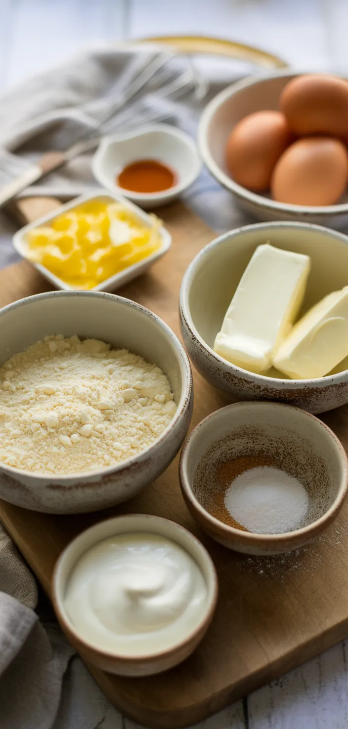 Ingredients photo for Keto Lemon Cheesecake Bars Recipe