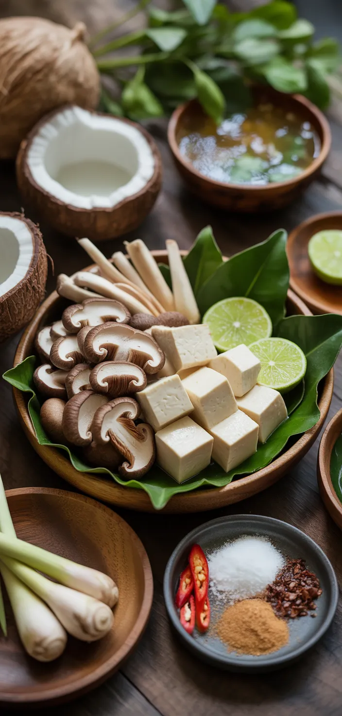 Ingredients photo for Thai Coconut Soup Recipe