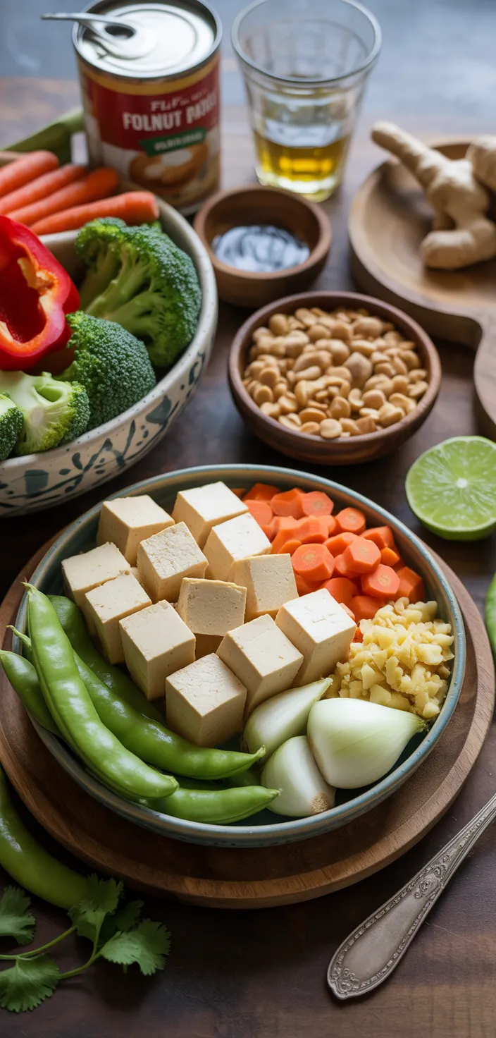 Ingredients photo for Vegan Thai Peanut Curry Recipe