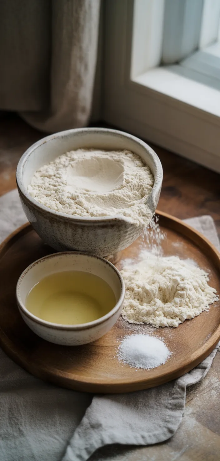 Ingredients photo for Artisan Pizza Dough Recipe