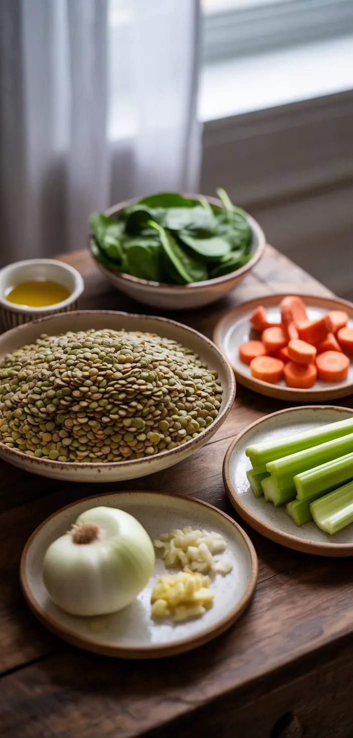 Ingredients photo for Mediterranean Lentil Soup Recipe