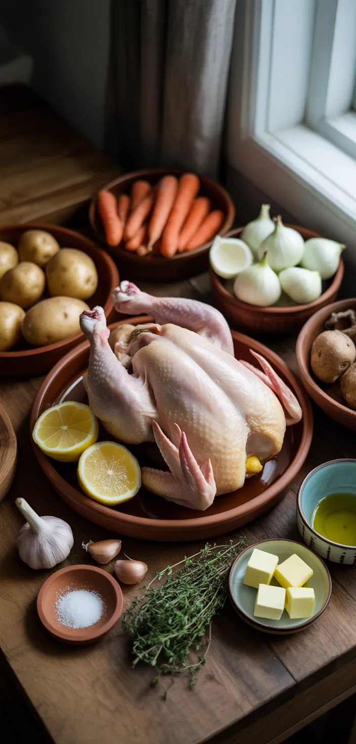 Ingredients photo for Roast Chicken Recipe