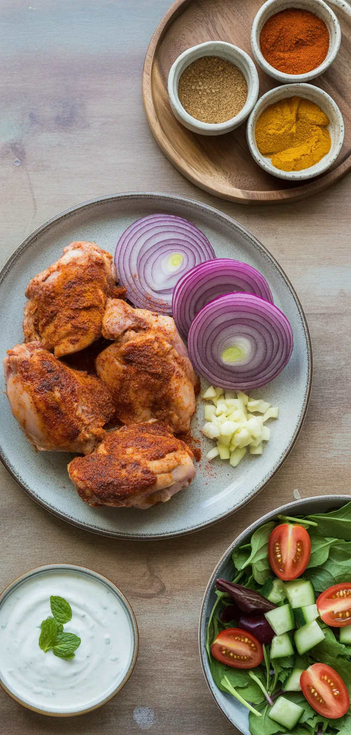 Ingredients photo for Slow Cooker Chicken Shawarma Recipe