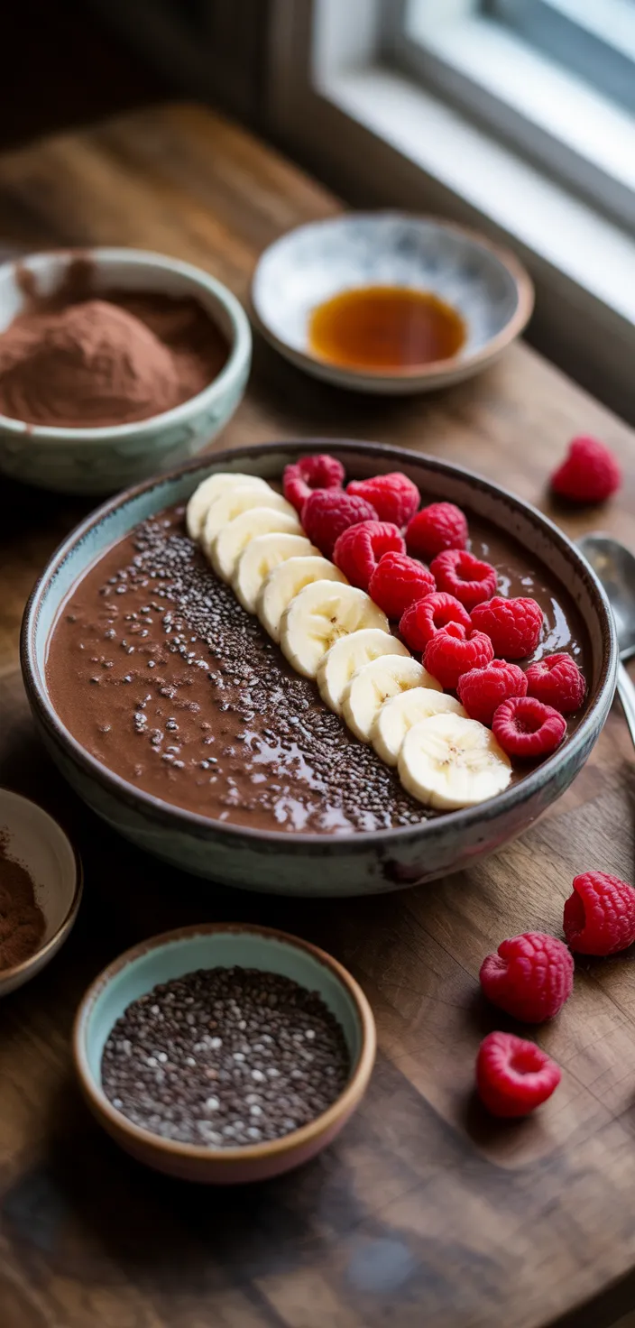 Ingredients photo for High Protein Chocolate Chia Seed Pudding That's Easy To Make! Recipe