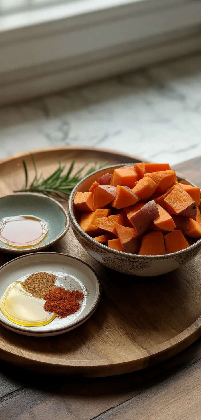 Ingredients photo for Roasted Sweet Potatoes Recipe
