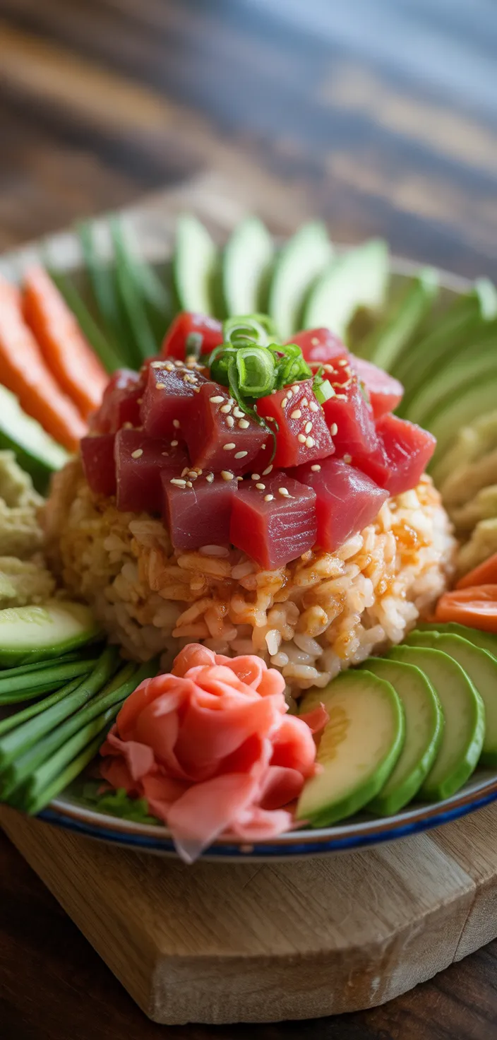 Ingredients photo for Spicy Tuna Sushi Bowl Recipe