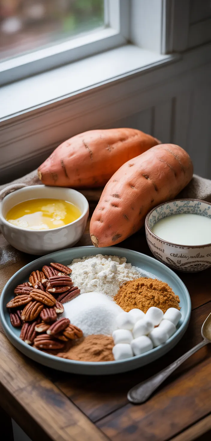 Ingredients photo for Best Sweet Potato Casserole Recipe