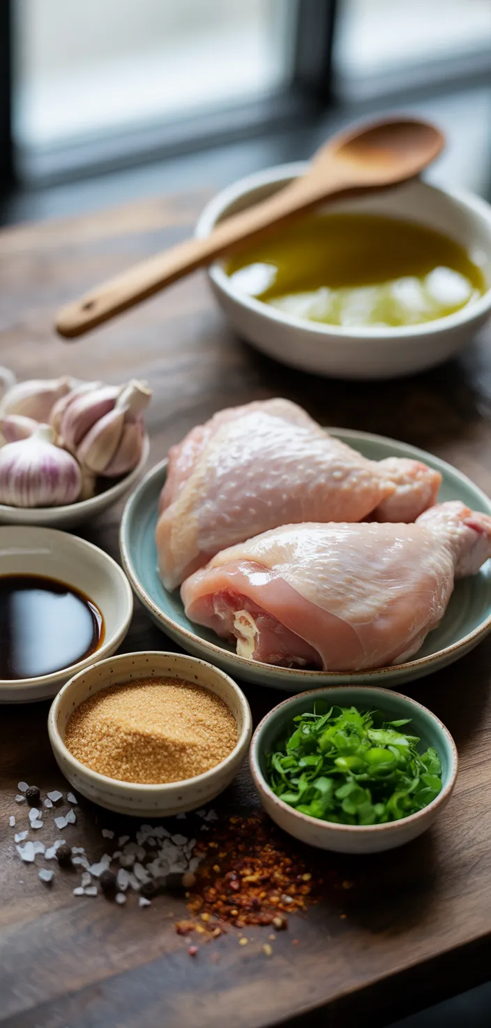 Ingredients photo for Brown Sugar Garlic Chicken Recipe