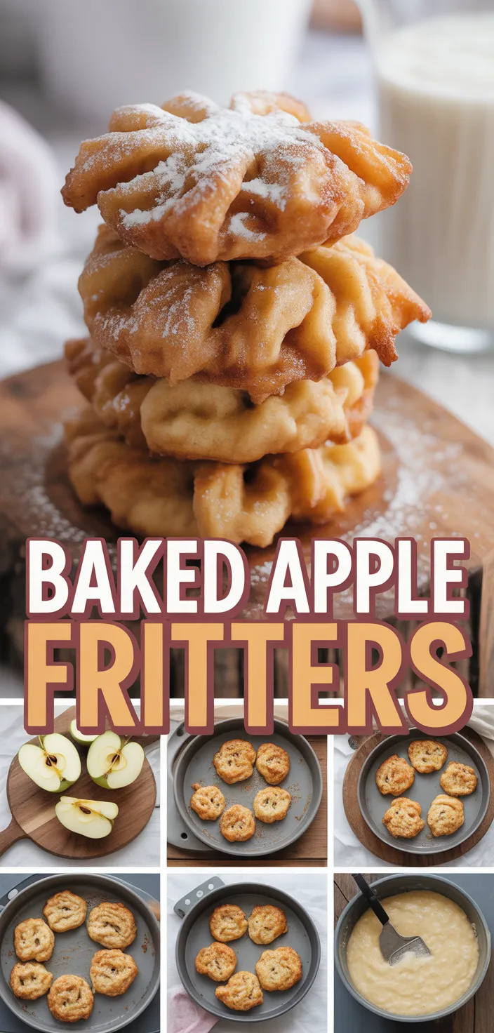 A photo of Baked Apple Fritters Recipe