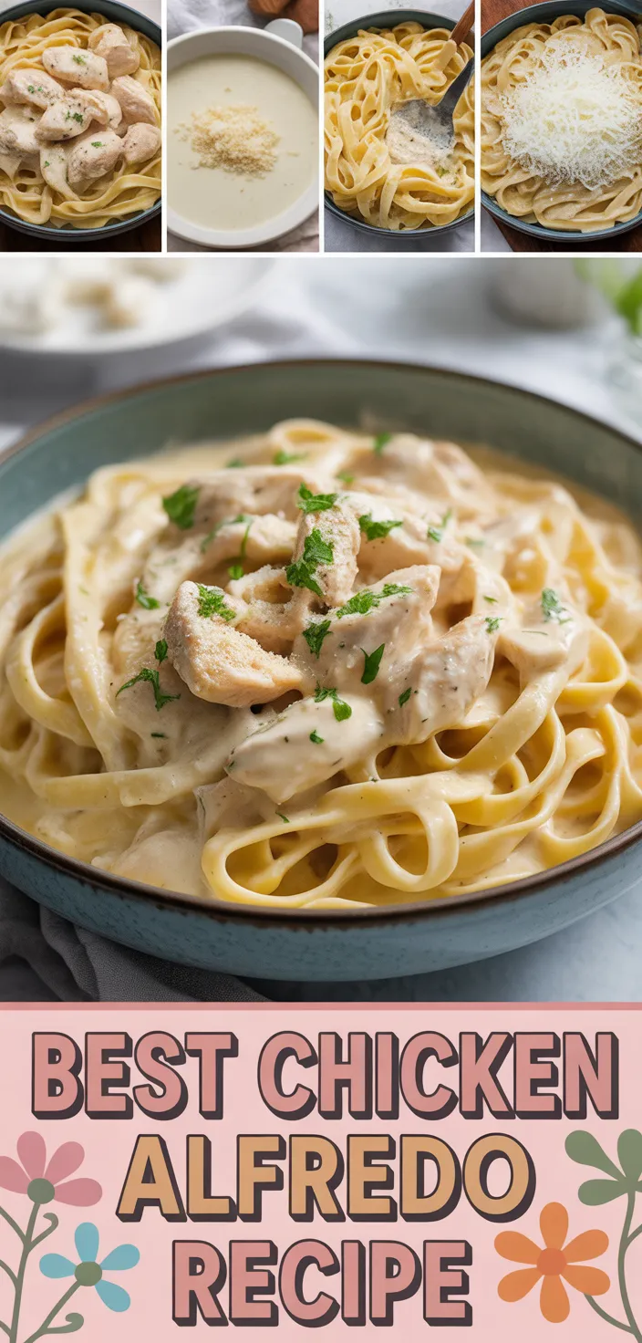 A photo of Best Chicken Alfredo Recipe
