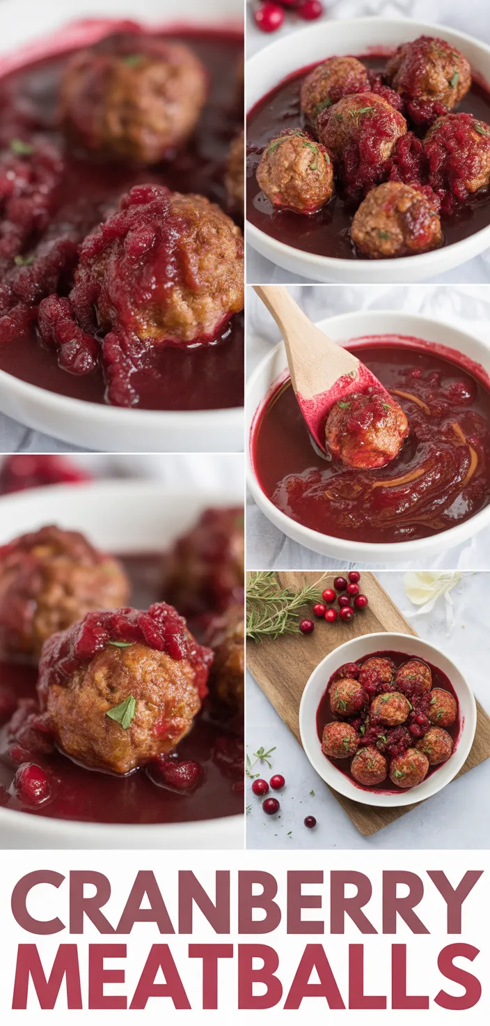 A photo of Cranberry Meatballs Recipe
