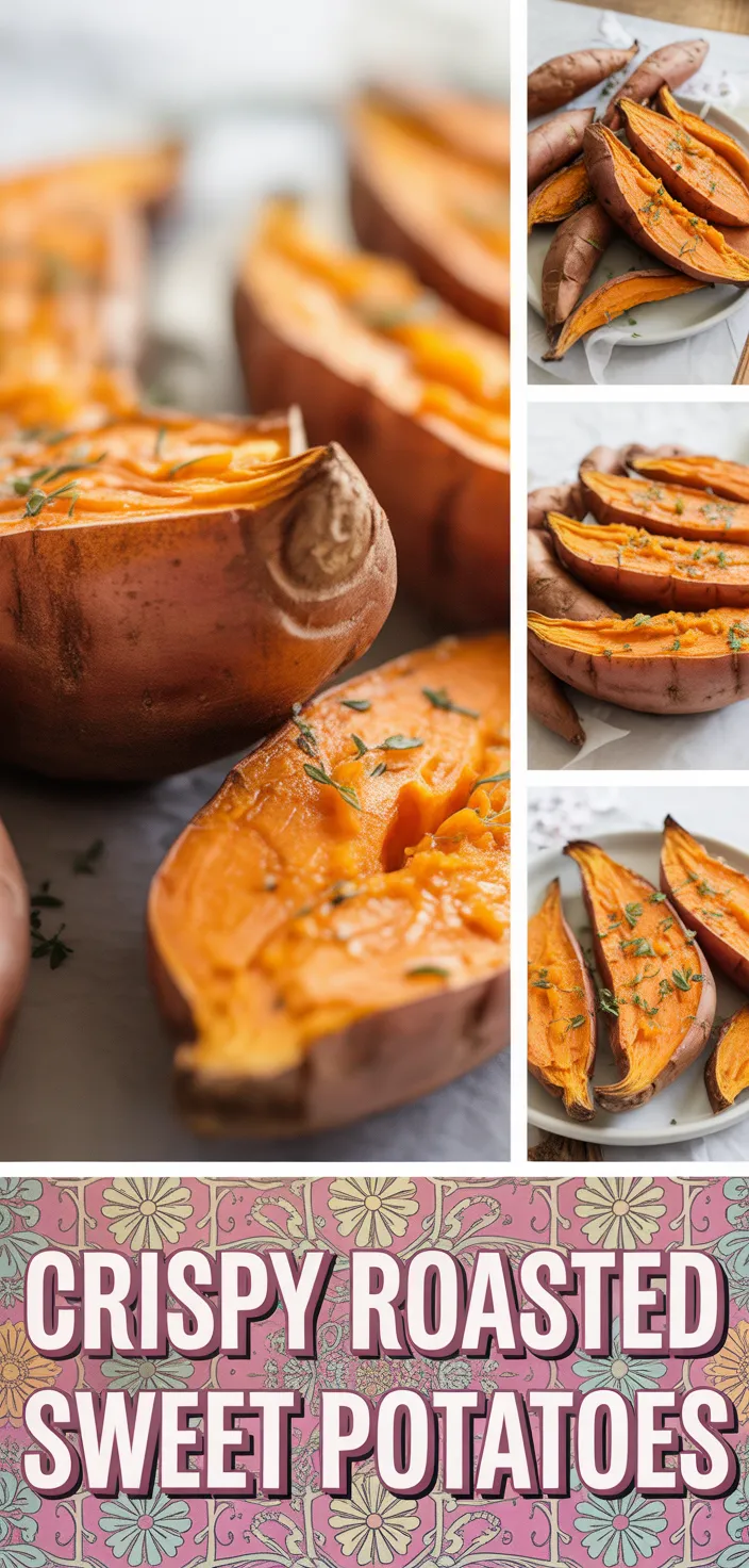 A photo of Crispy Roasted Sweet Potatoes Recipe