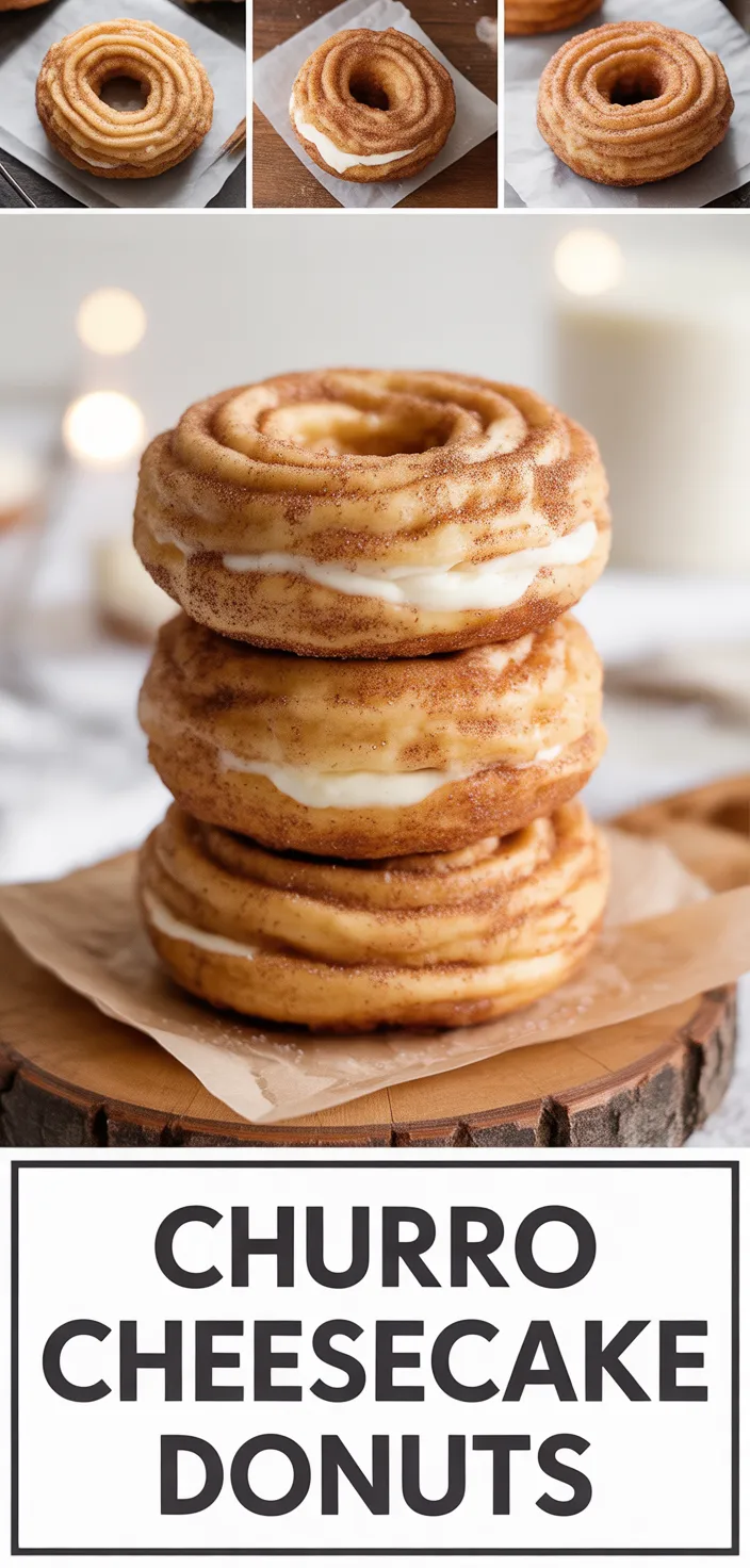 A photo of Irresistible Churro Cheesecake Donut Cookies With Cinnamon Sugar Recipe