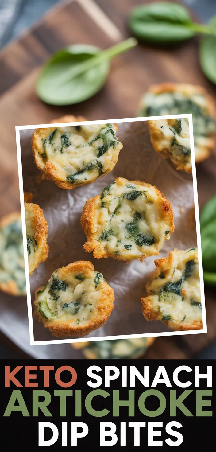 A photo of Keto Spinach Artichoke Dip Bites Recipe