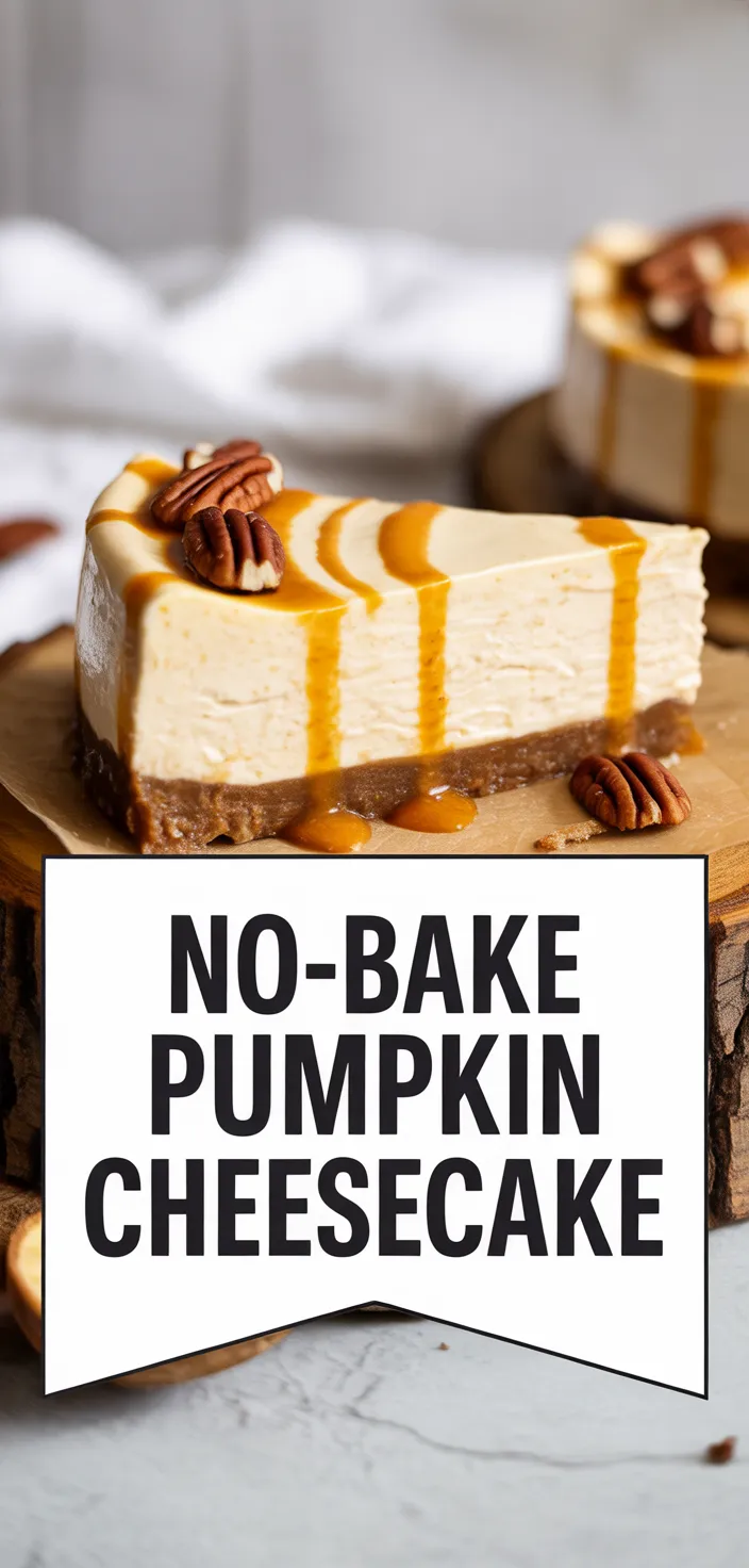 A photo of No Bake Pumpkin Cheesecake (NO Sugar Or Grains!) Recipe