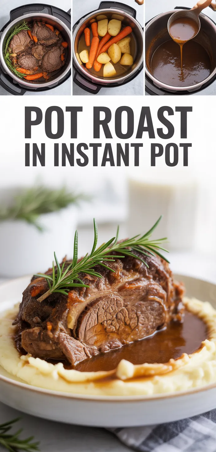A photo of Pot Roast In Instant Pot Recipe
