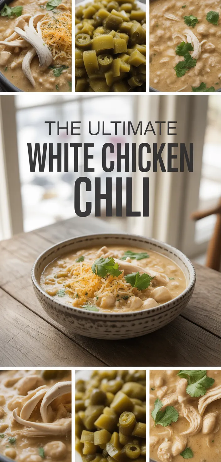 A photo of The Ultimate White Chicken Chili Recipe
