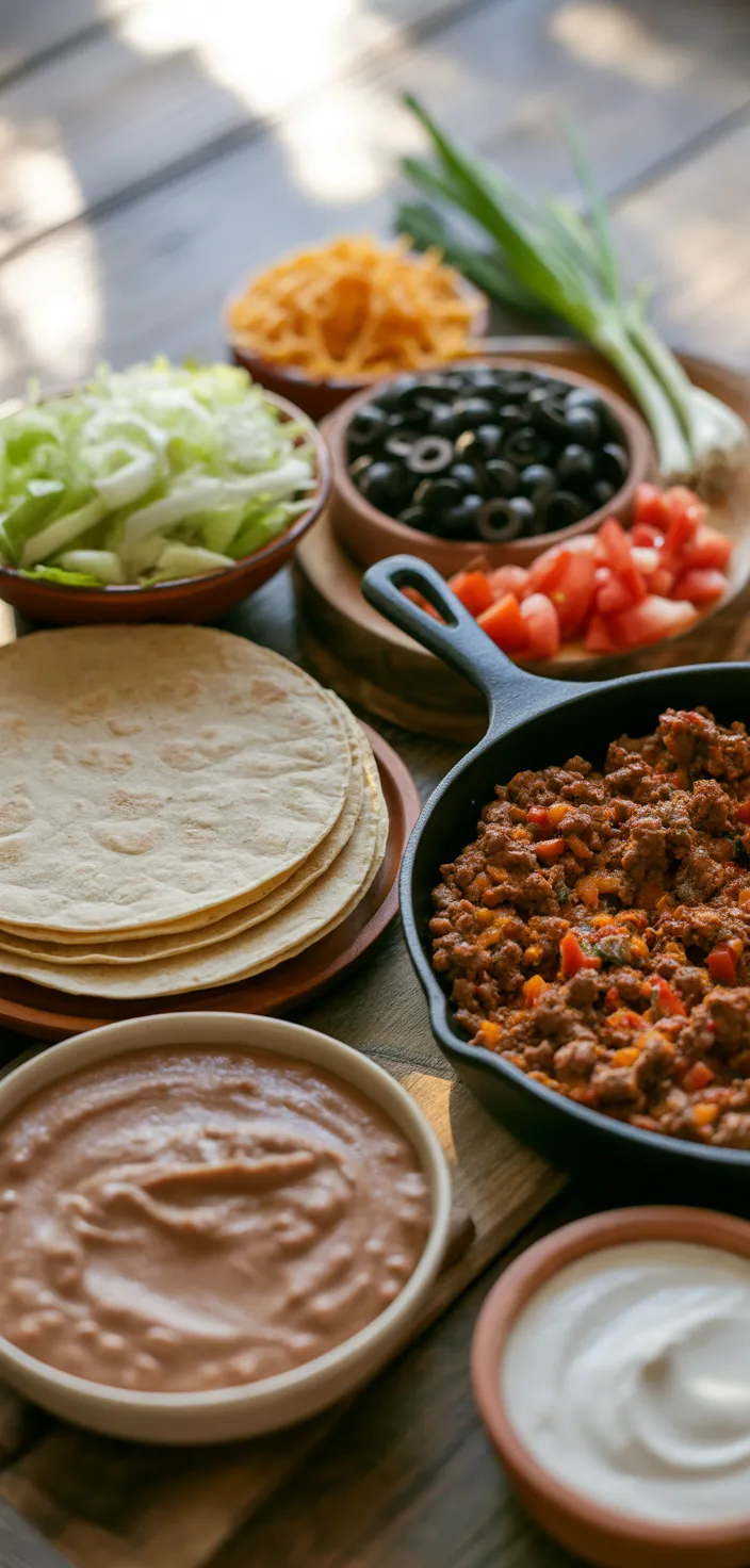 Ingredients photo for Copycat Taco Bell Mexican Pizzas Recipe