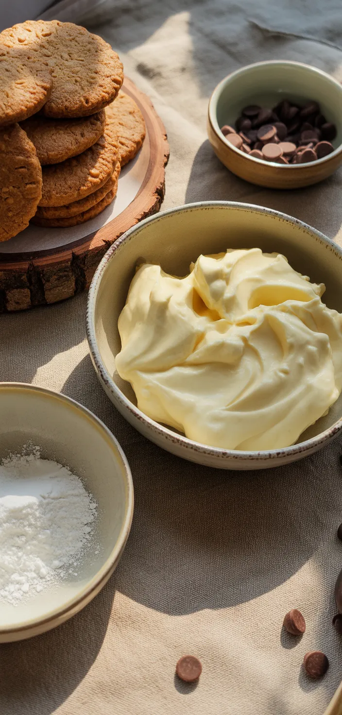 Ingredients photo for Keto Oreo Cheesecake Bars Recipe