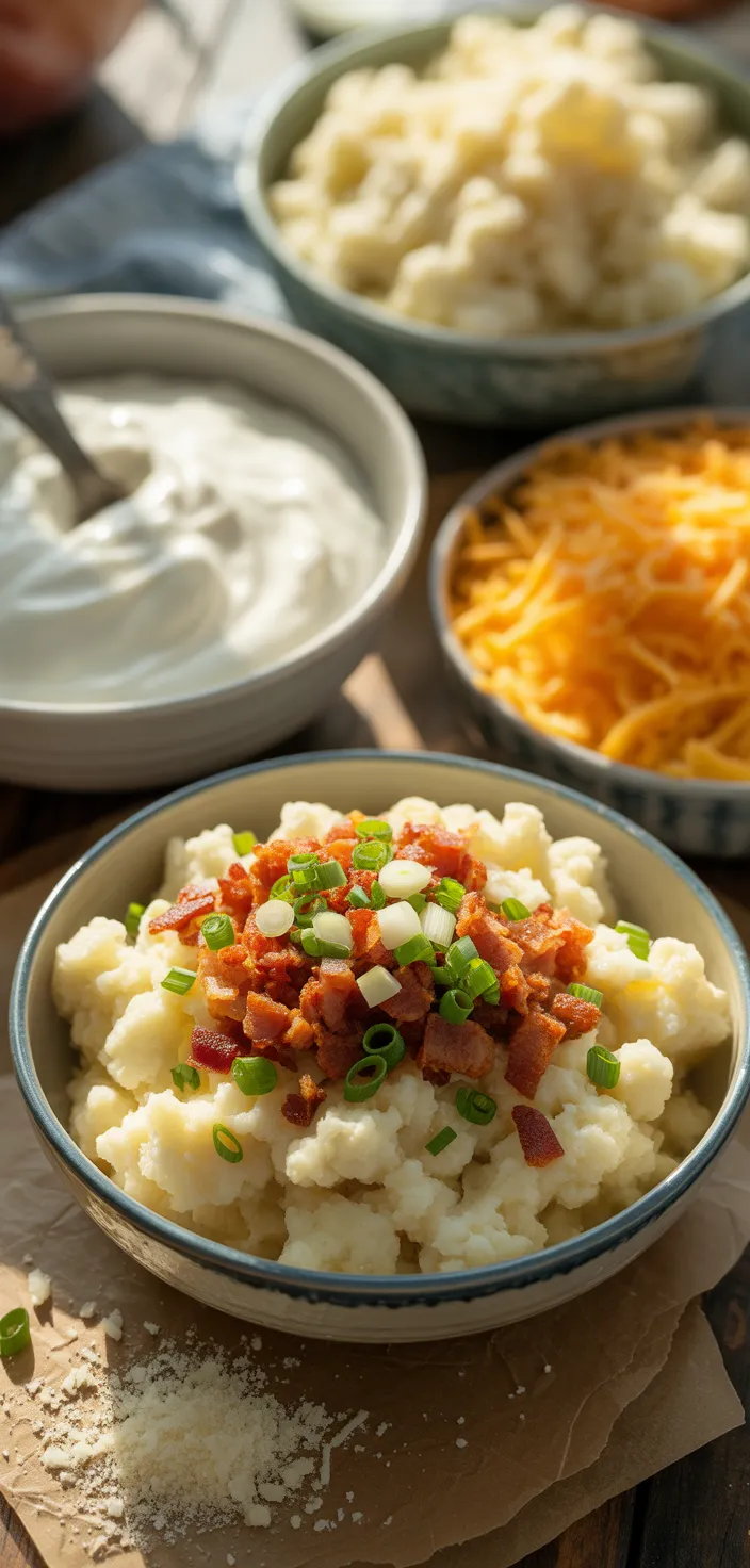 Ingredients photo for Loaded Rice Cauliflower Recipe