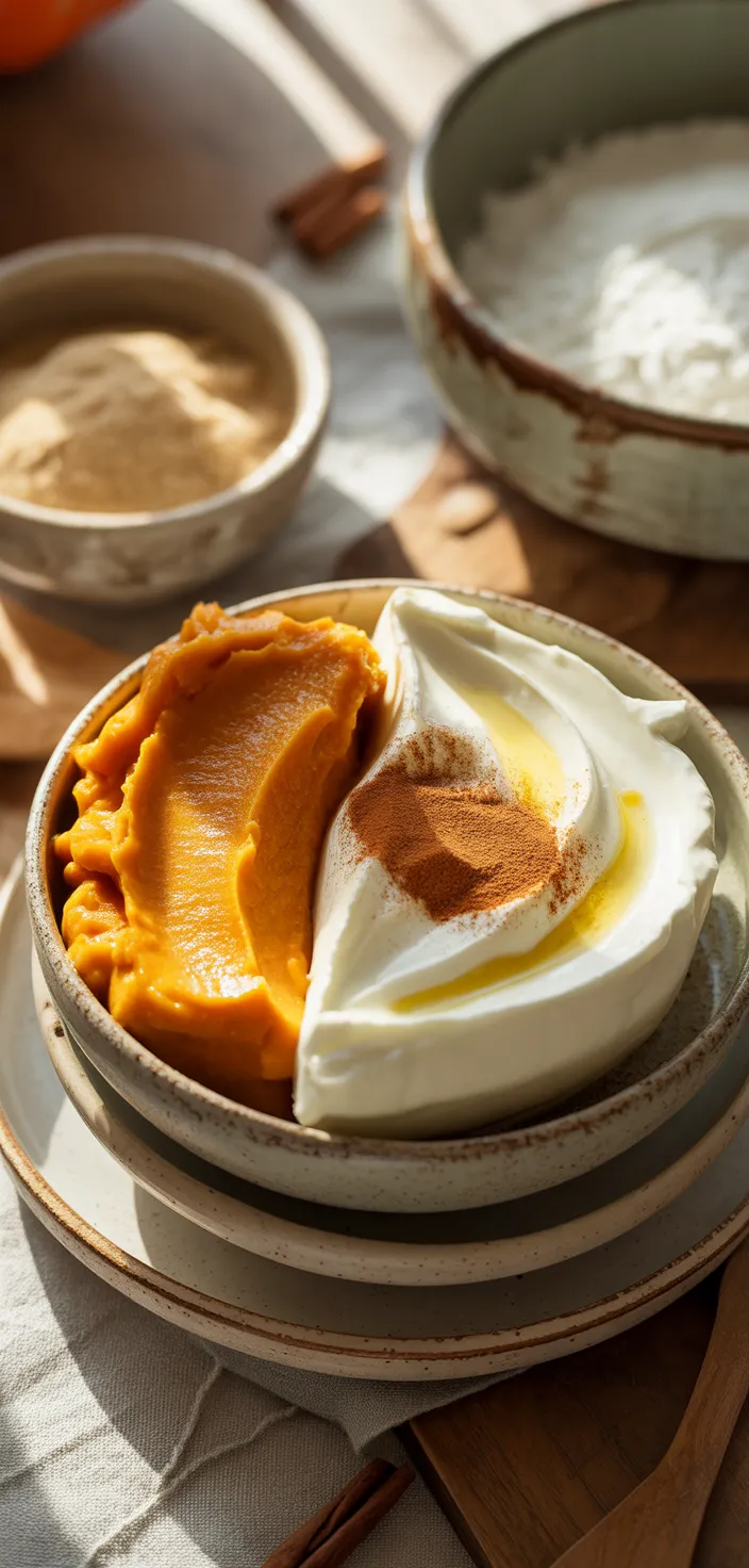 Ingredients photo for No Bake Pumpkin Cheesecake (NO Sugar Or Grains!) Recipe