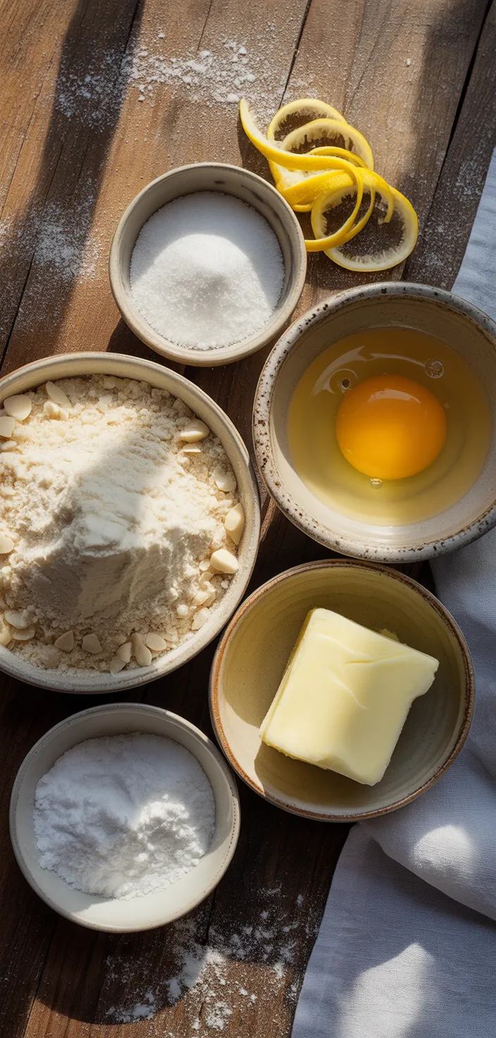 Ingredients photo for Sugar Free Lemon Cookie Recipe