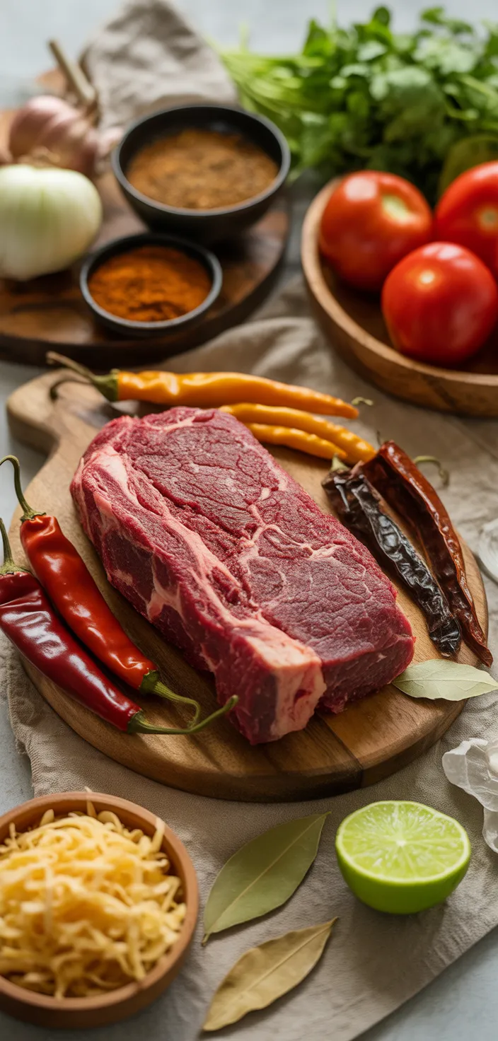 Ingredients photo for The Best Instant Pot Birria Tacos Recipe