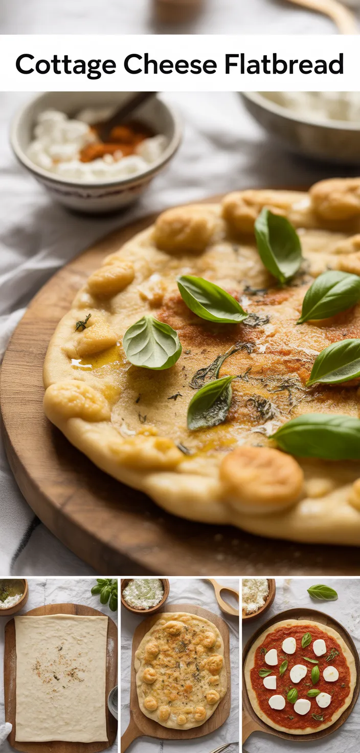 A photo of Cottage Cheese Flatbread (Viral TikTok Recipe)