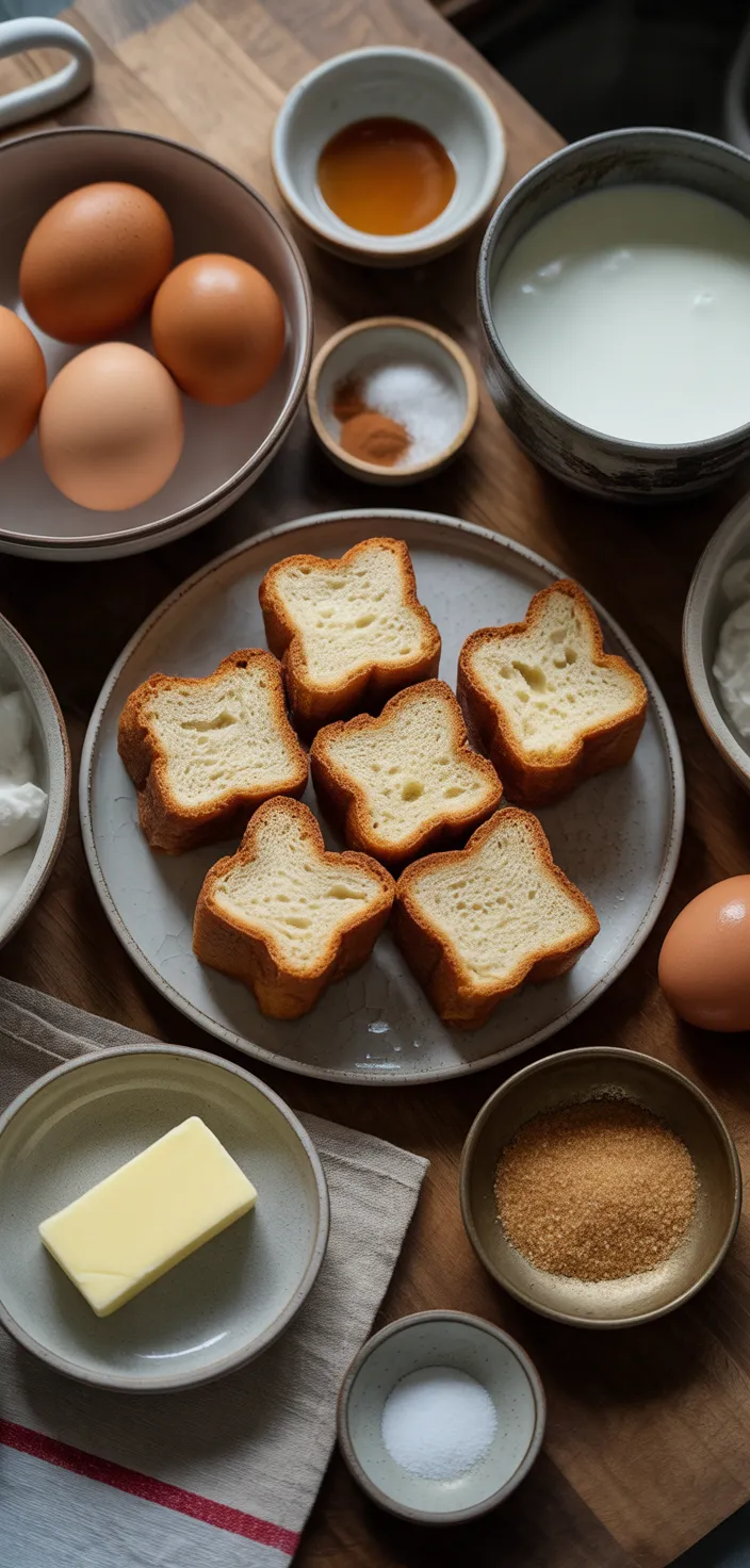 Ingredients photo for French Toast Muffins Recipe
