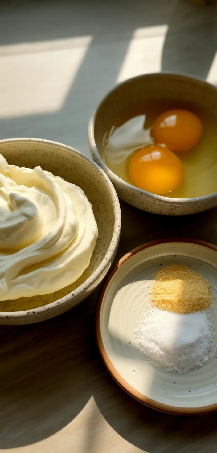 Ingredients photo for Keto Cloud Bread Recipe (Oopsie Bread Rolls)