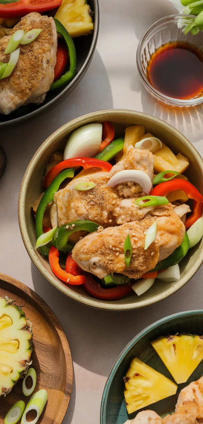 Ingredients photo for Pineapple Chicken Recipe