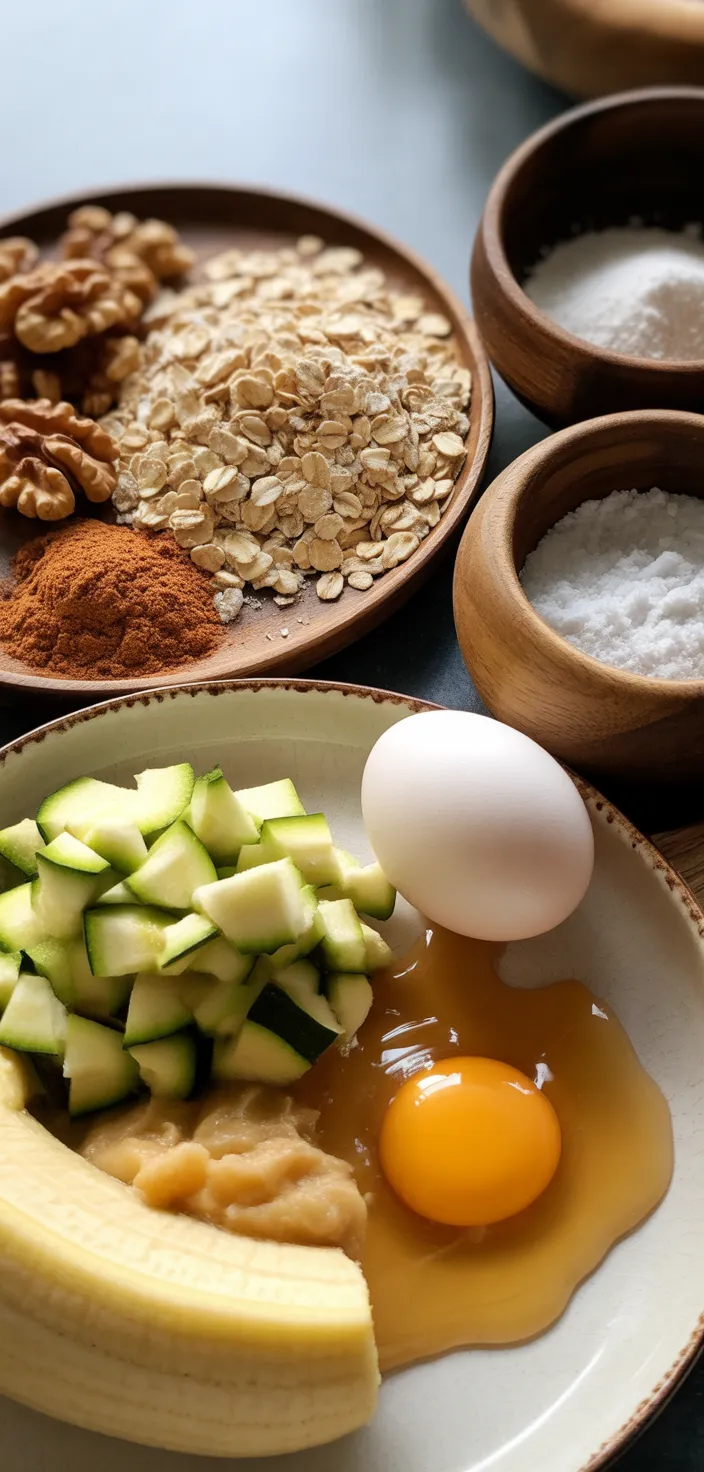 Ingredients photo for Zucchini Bread Breakfast Cookies Recipe