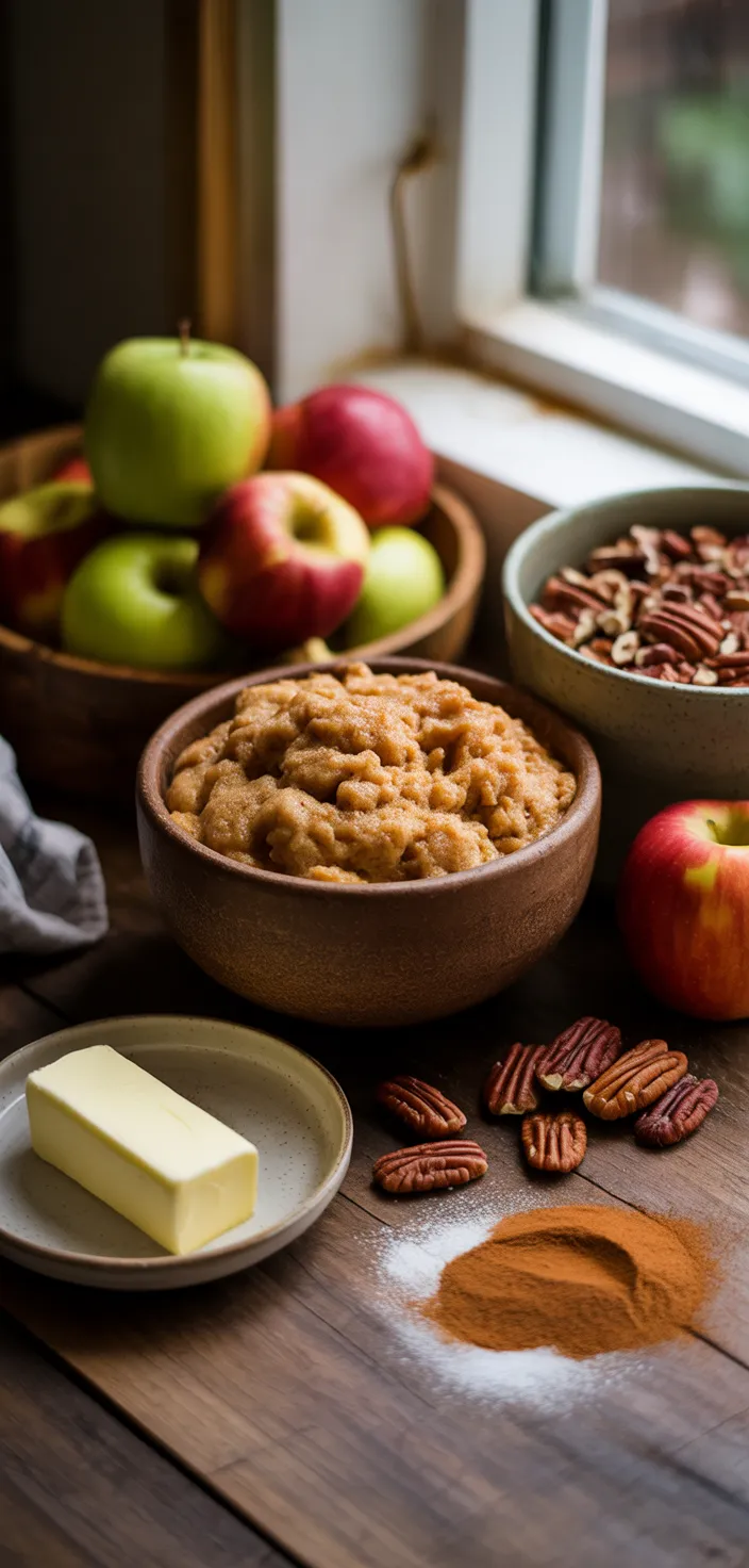 Ingredients photo for Apple Spice Dump Cake Recipe!