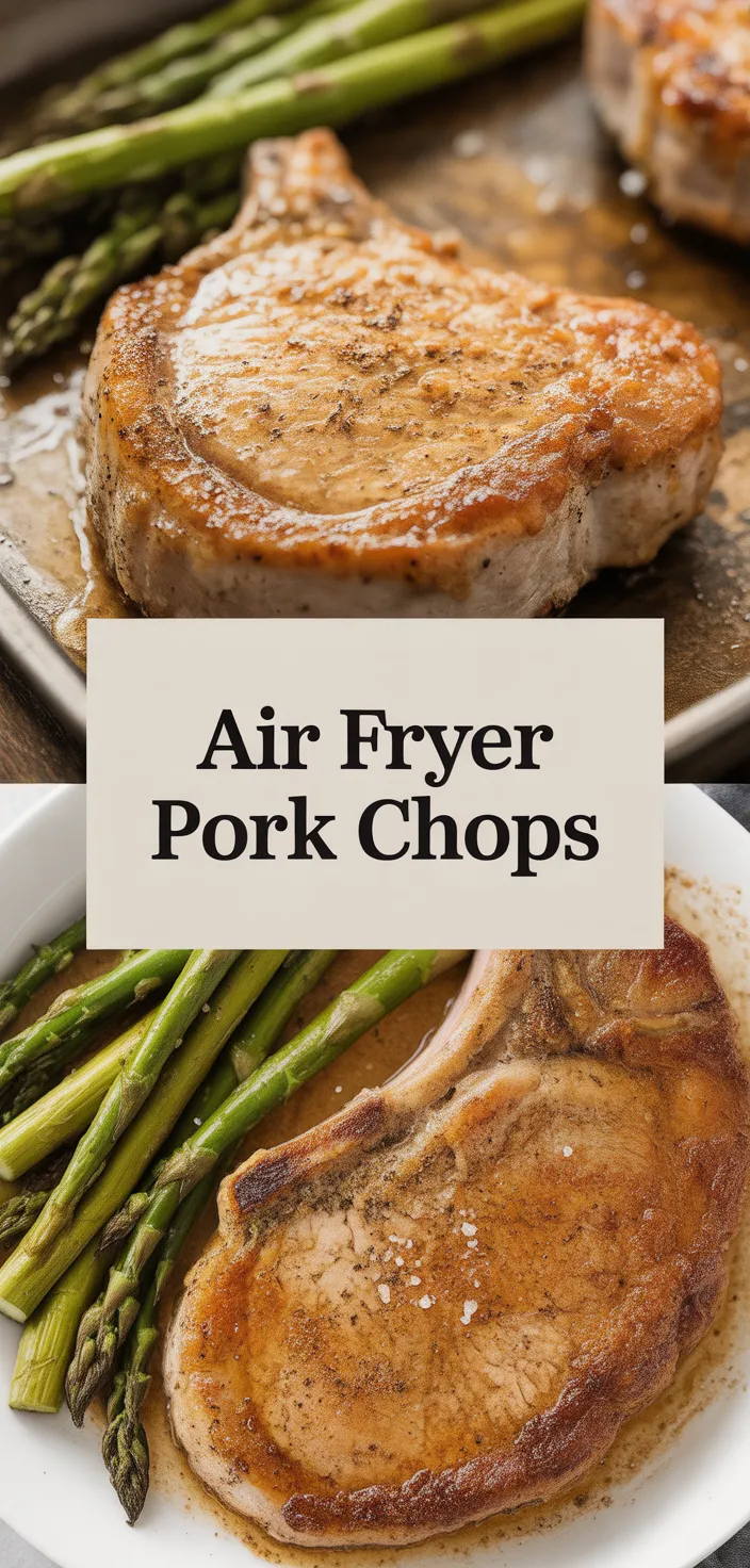A photo of Air Fryer Pork Chops Recipe