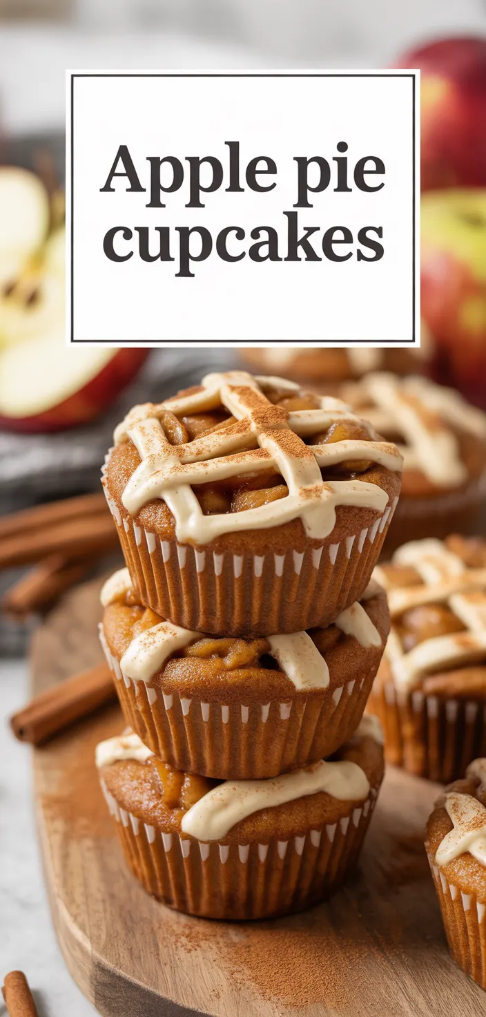 A photo of Apple Pie Cupcakes Recipe