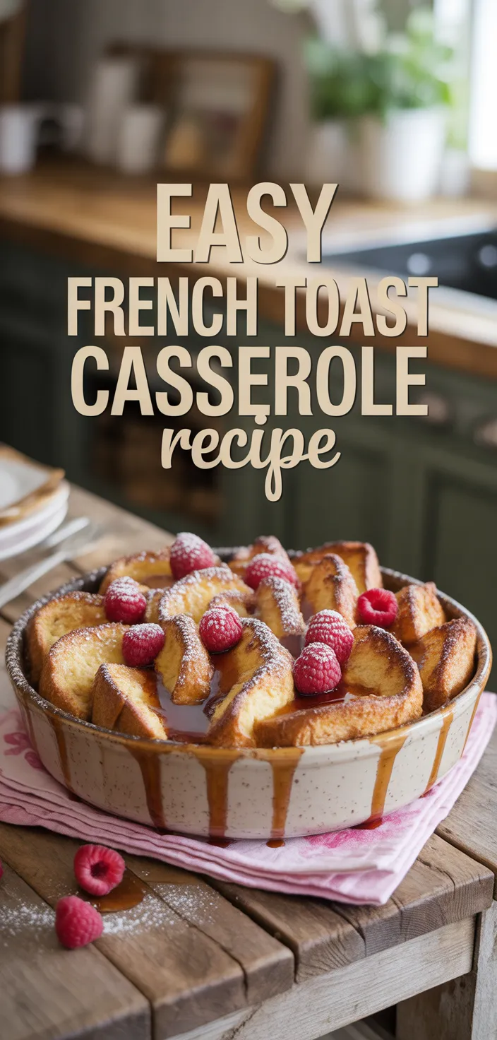 A photo of Easy French Toast Casserole Recipe